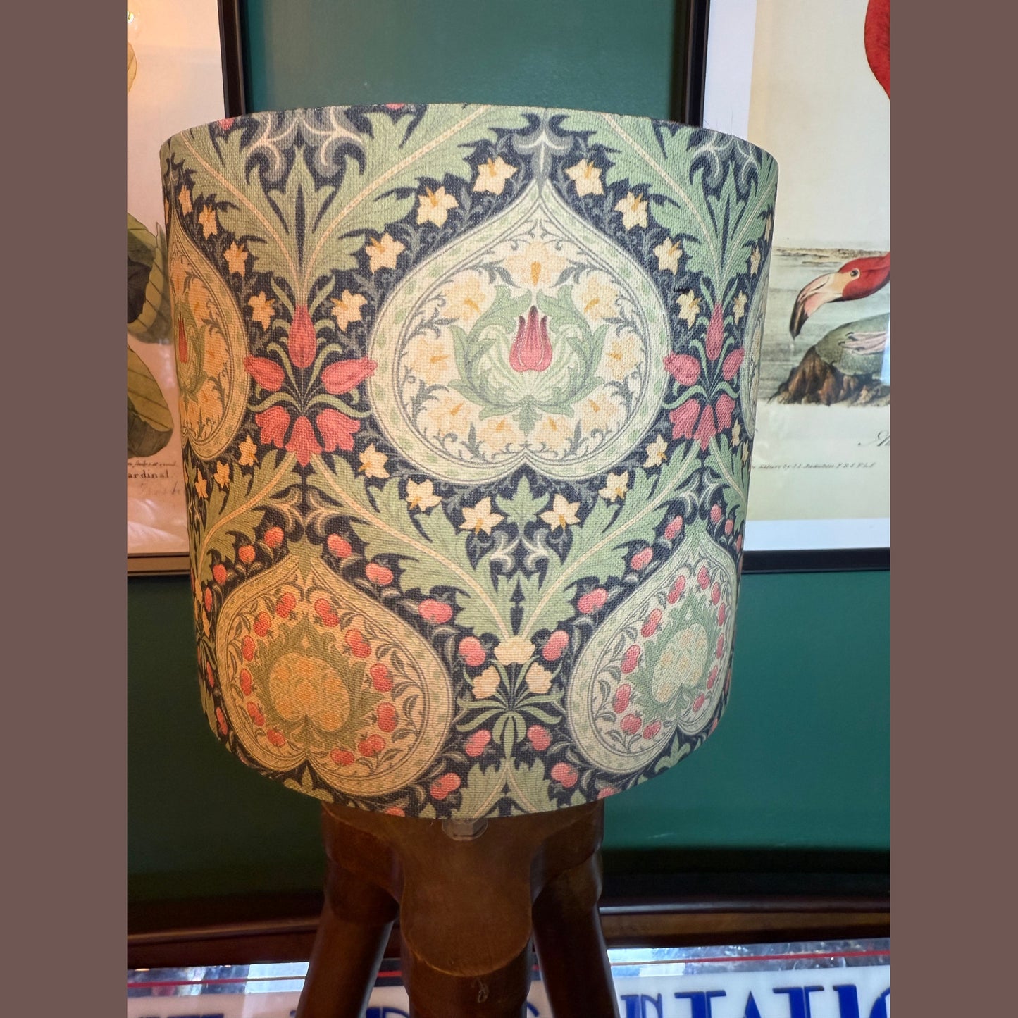 William Morris Eden Lampshade - midnight colour