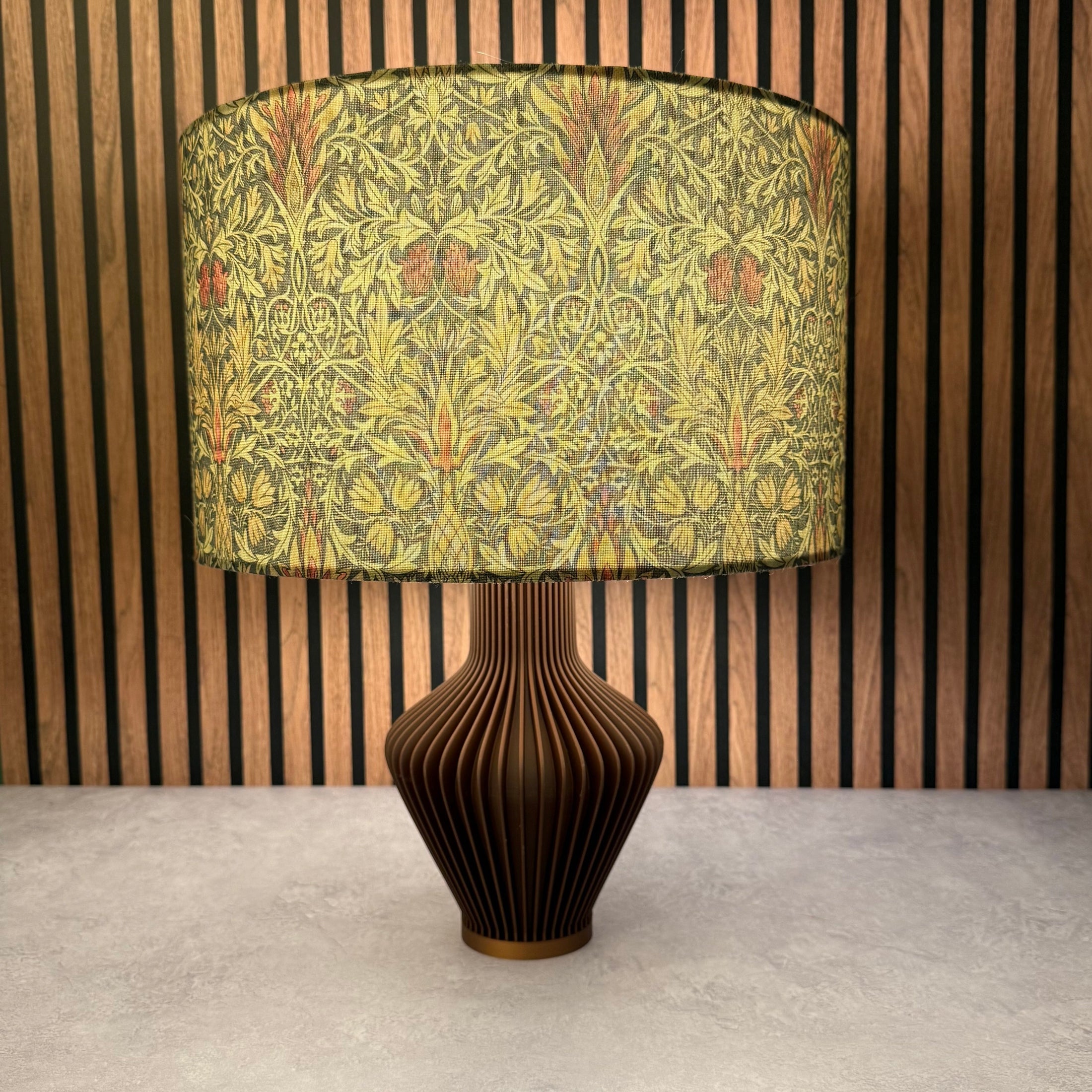 Snakehead | Mocha | William Morris | Lampshade