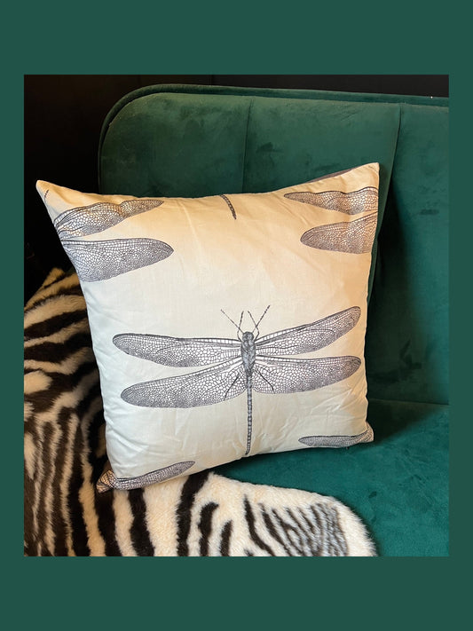 Demoiselle dragonfly cushion Harlequin