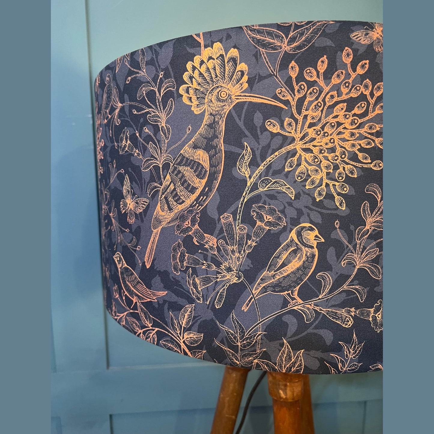 The rustic birds hoopoe Footstool