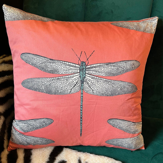 Demoiselle dragonfly cushion Harlequin