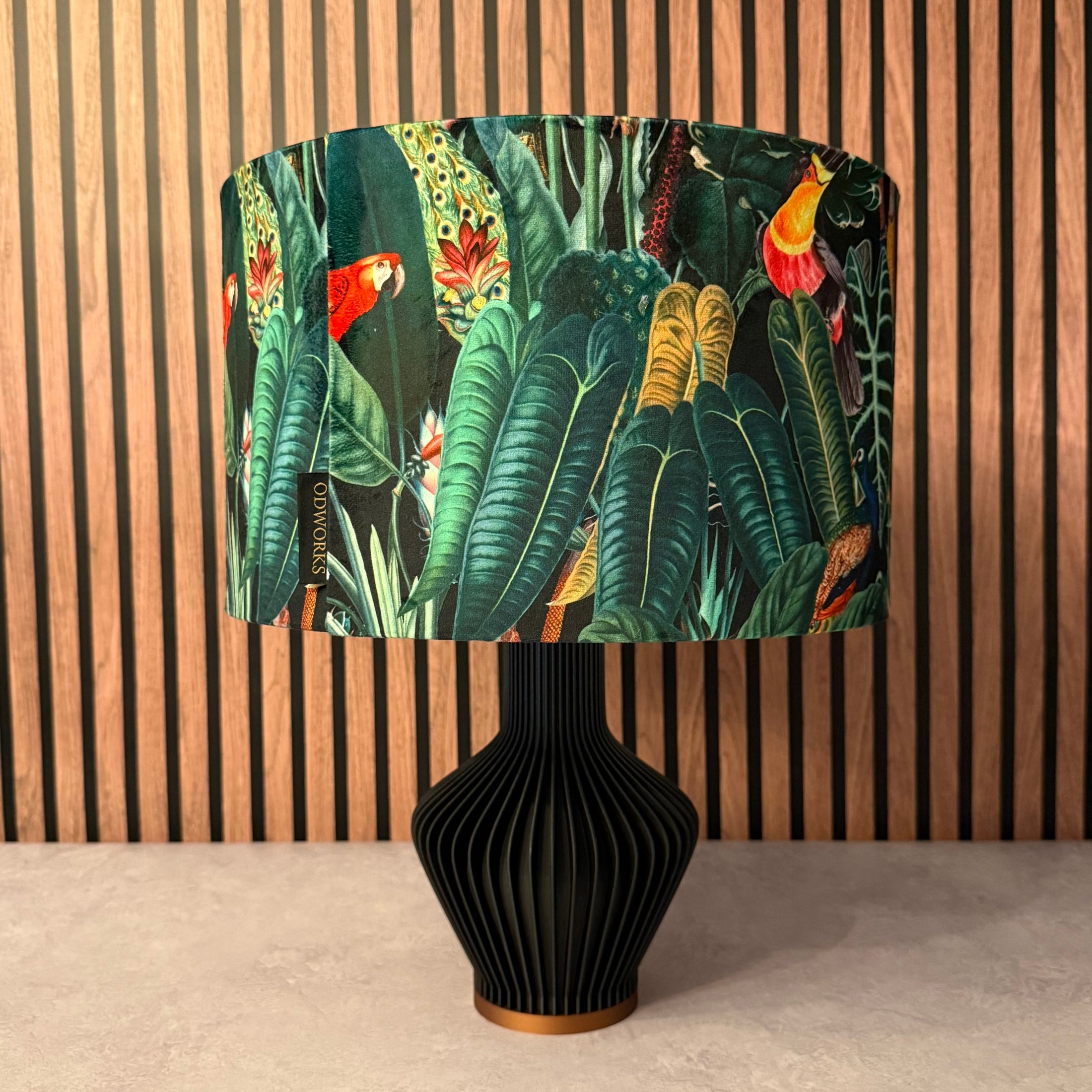 Lampshade - Rainforest black - collab