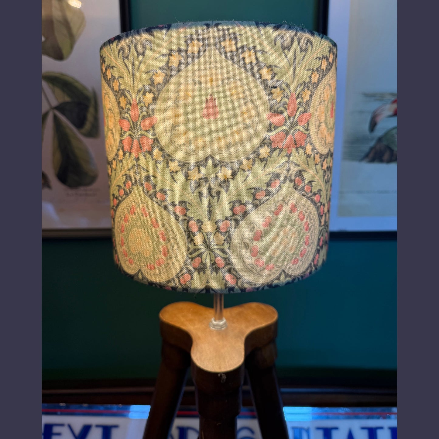 William Morris Eden Lampshade - midnight colour