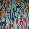 Botanical Lily | Turquoise & Pink Velvet | Rupert Bench