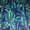 Palm Leaf | Navy & Teal Velvet | Rupert Bench