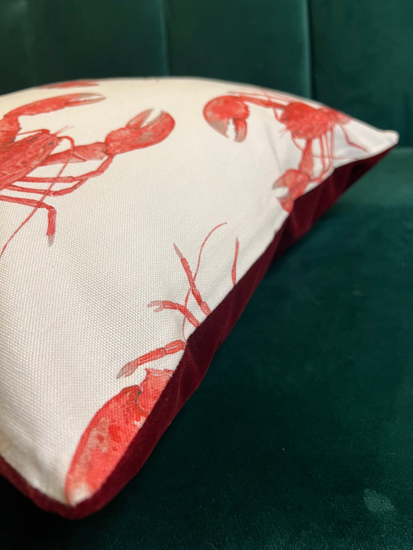 The red lobster cushion