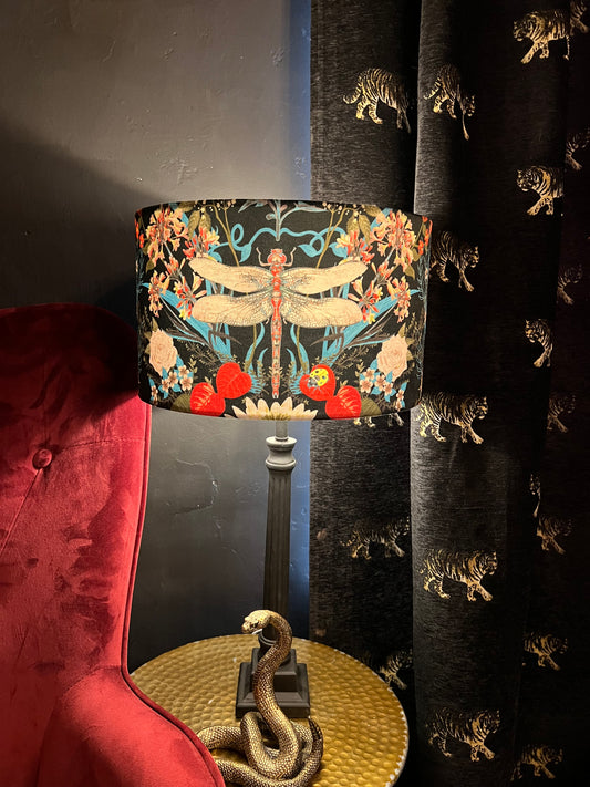 Garden treasures luxury velvet  lampshade Becca Who