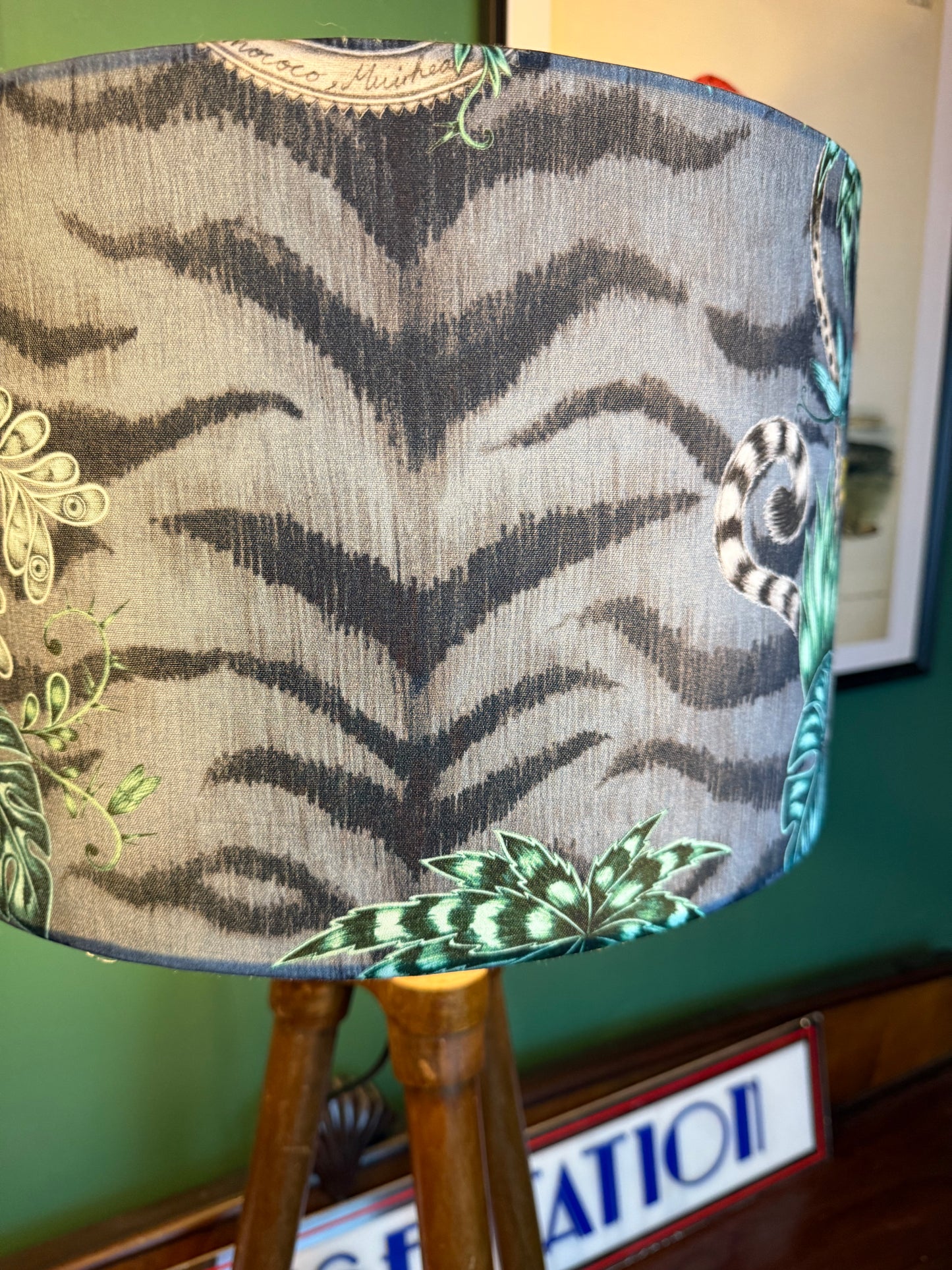 Lemur lampshade Emma J Shipley