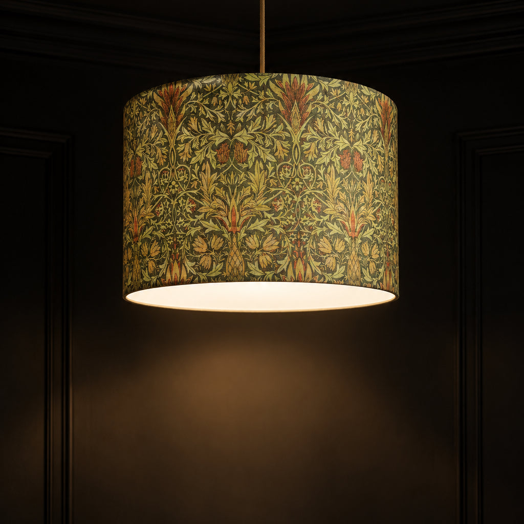Snakehead | Mocha | William Morris | Pendant Lampshade