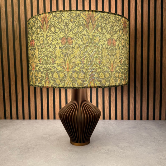 Snakeshead lampshade Mocha William Morris