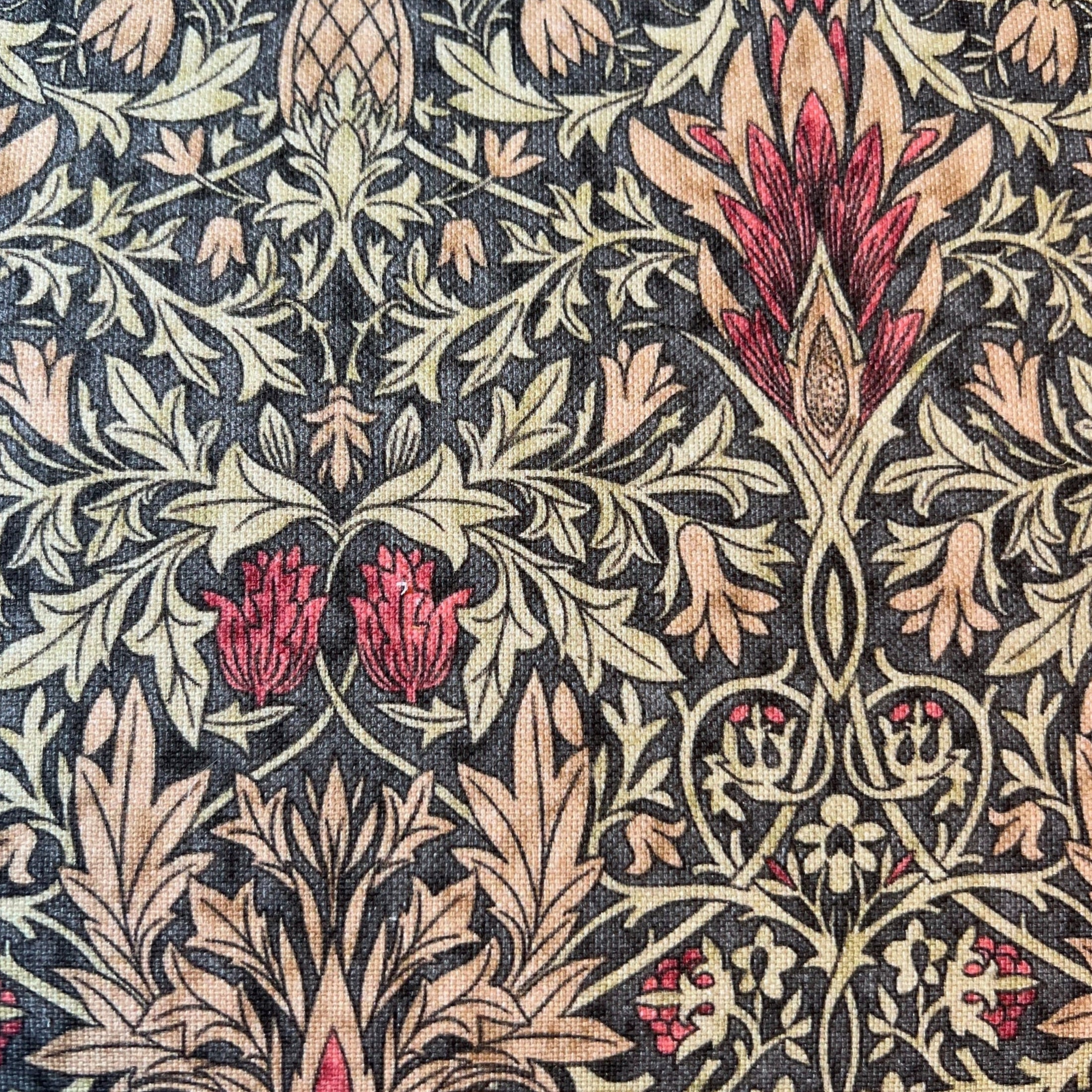 Snakehead | Mocha | William Morris | Footstool