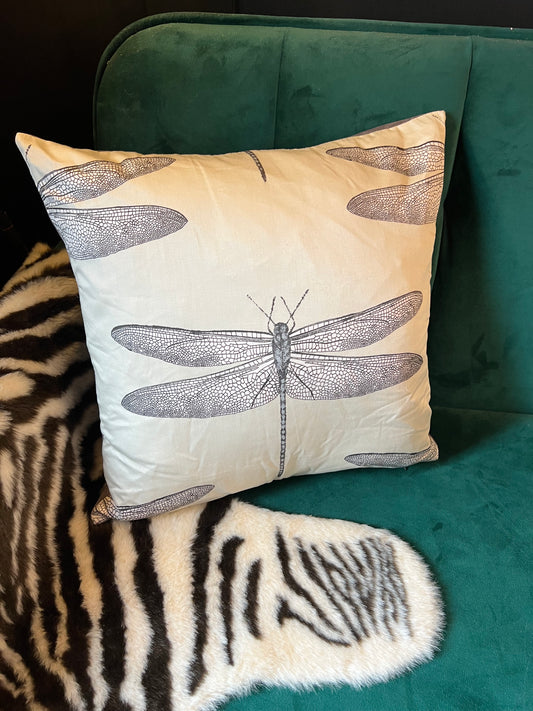 Demoiselle dragonfly cushion Harlequin