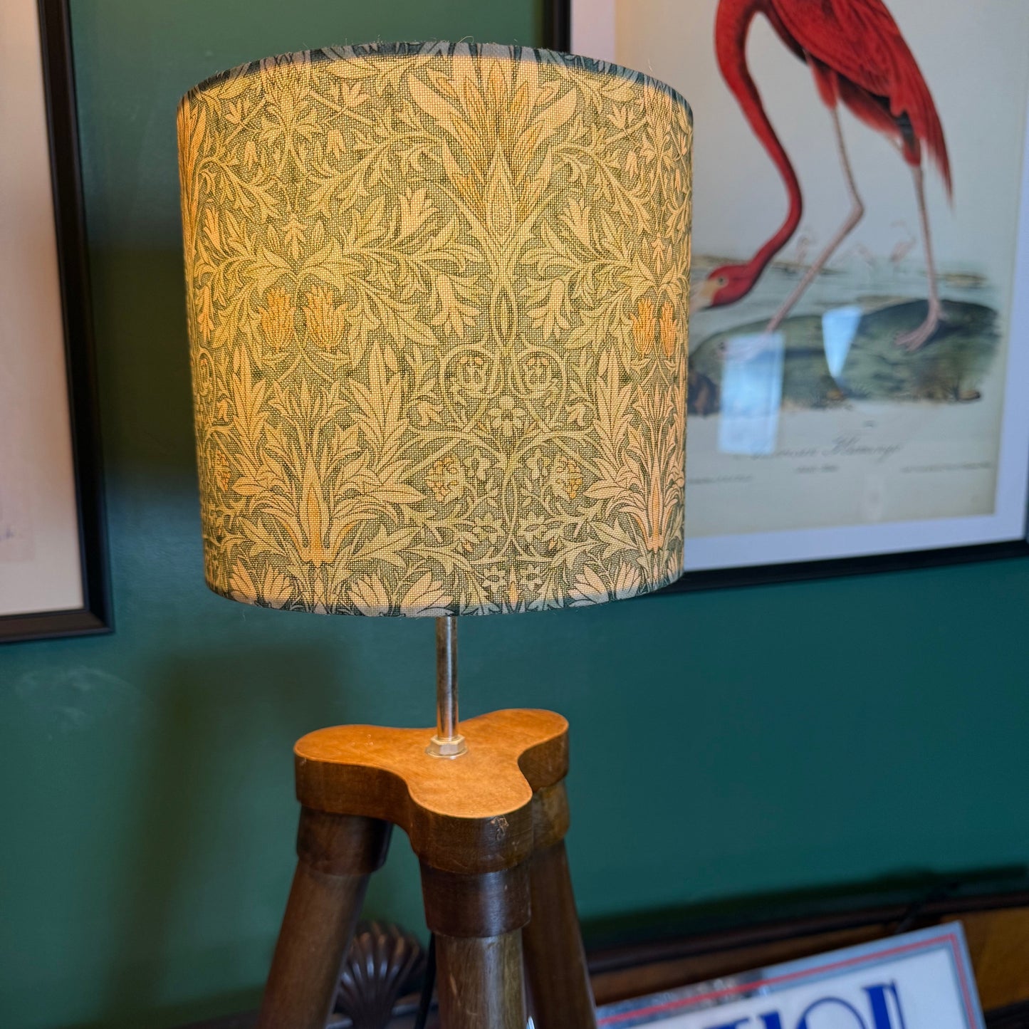 William Morris Snakeshead Lampshade - Sage colour