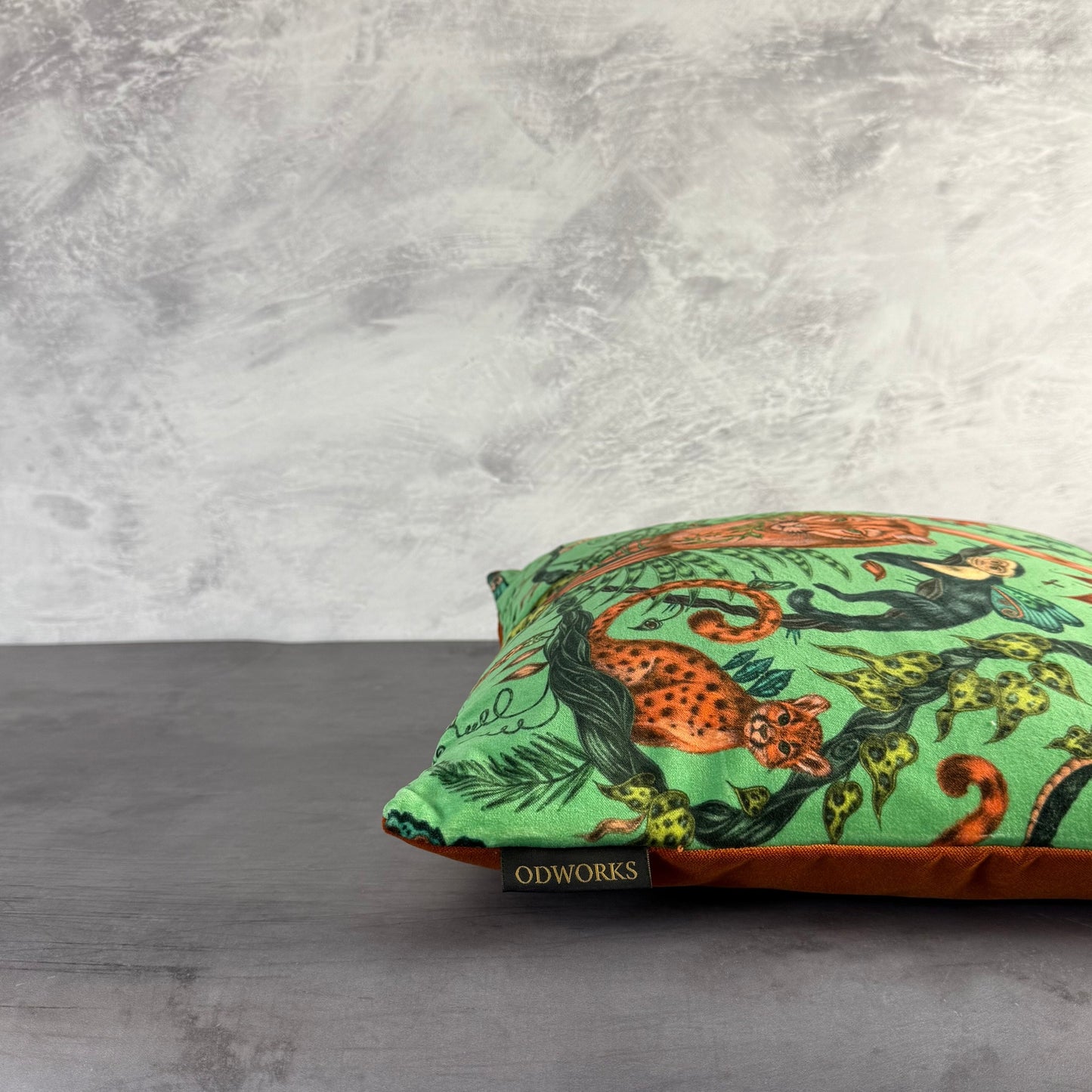 Bosque Dreams luxury velvet cushion Emma J Shipley
