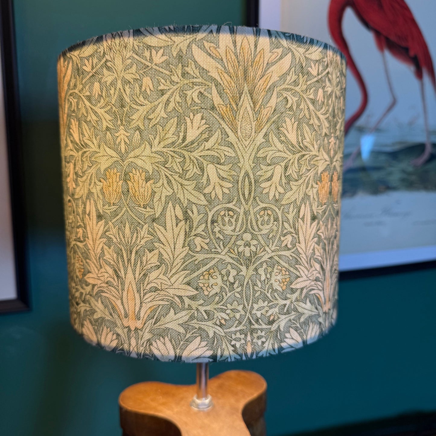 William Morris Snakeshead Lampshade - Sage colour