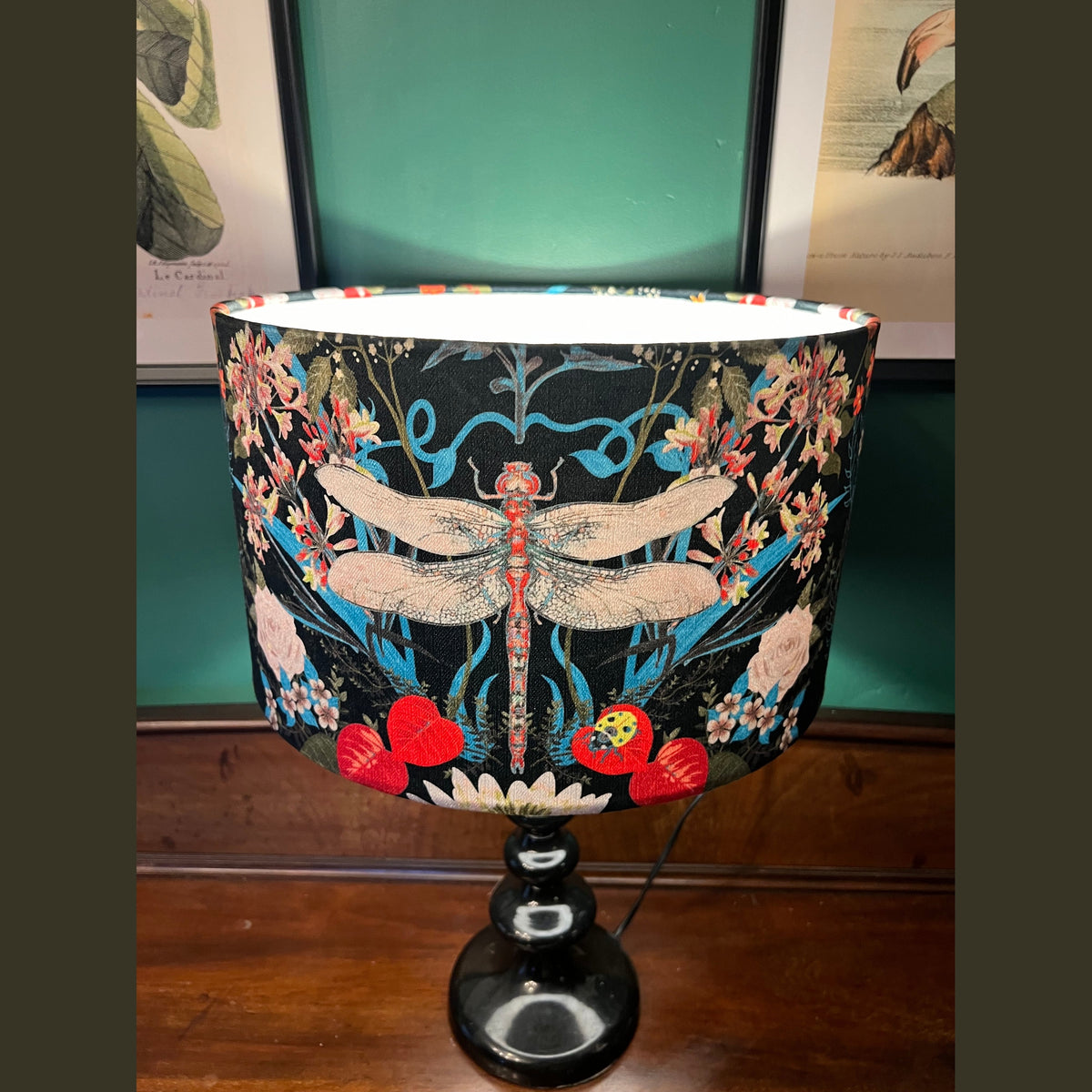 Garden treasures luxury velvet  lampshade Becca Who