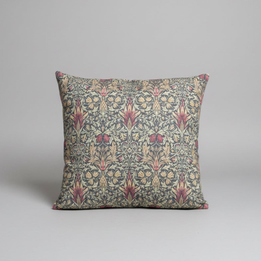 Snakeshead | Mocha Cotton | William Morris | Cushion