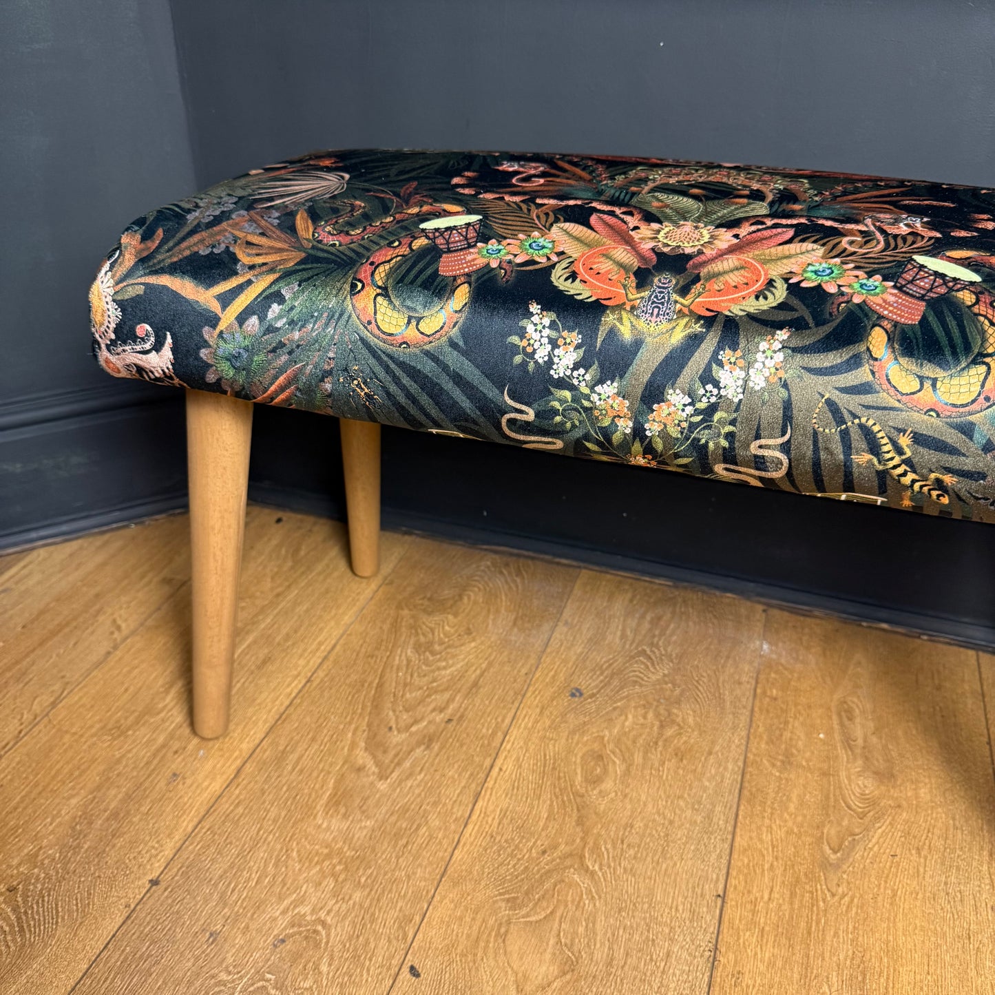 Amazon trip velvet bench seat / shoe seat / boot room bench Becca Who