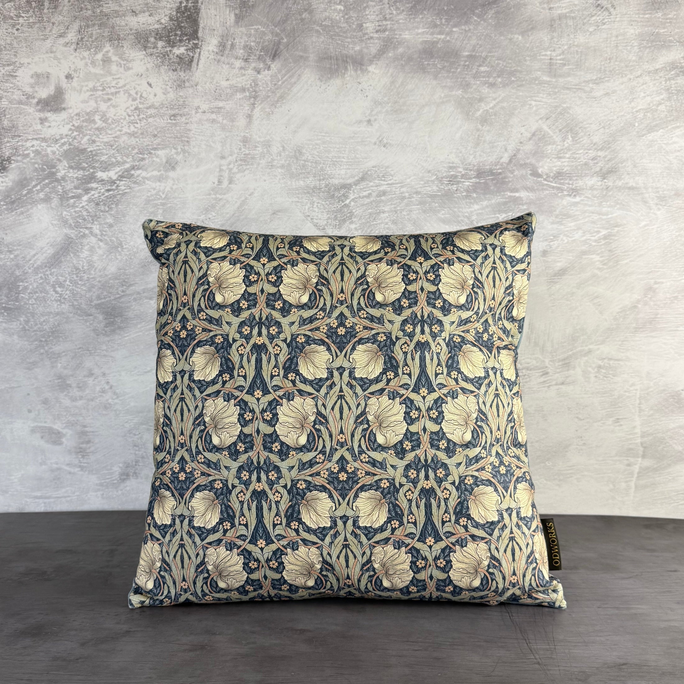 Pimpernel | Navy & Cream Cotton | William Morris | Cushion