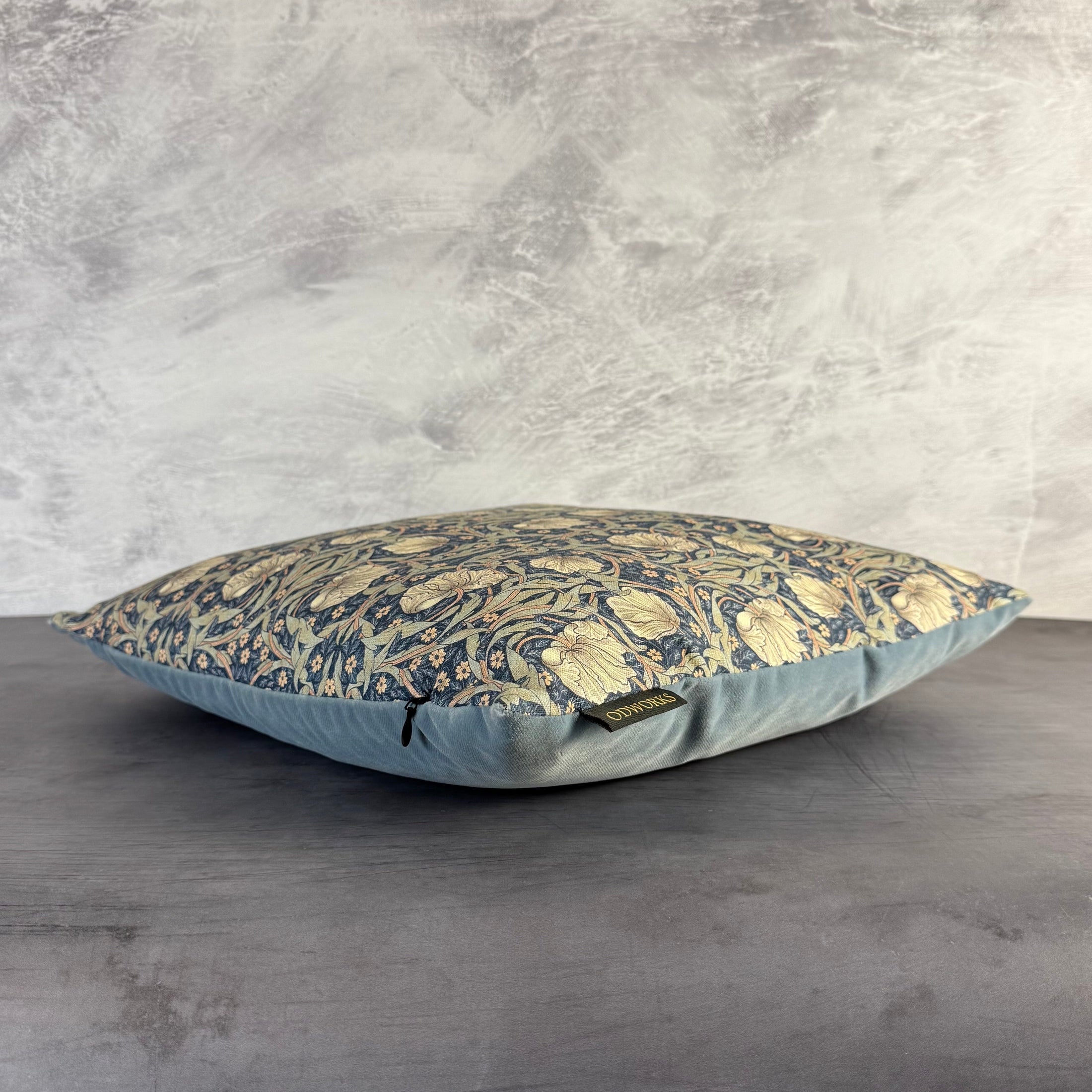 Pimpernel | Navy & Cream Cotton | William Morris | Cushion
