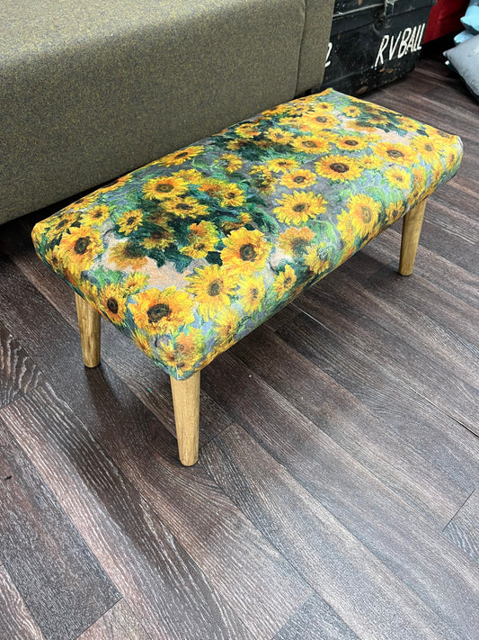 The sunflowers Footstool