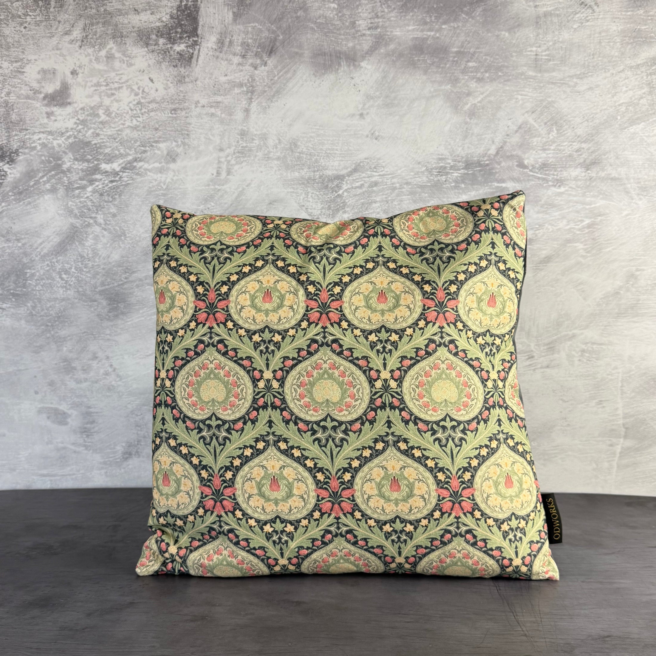 Eden | Midnight & Green Cotton | William Morris | Cushion