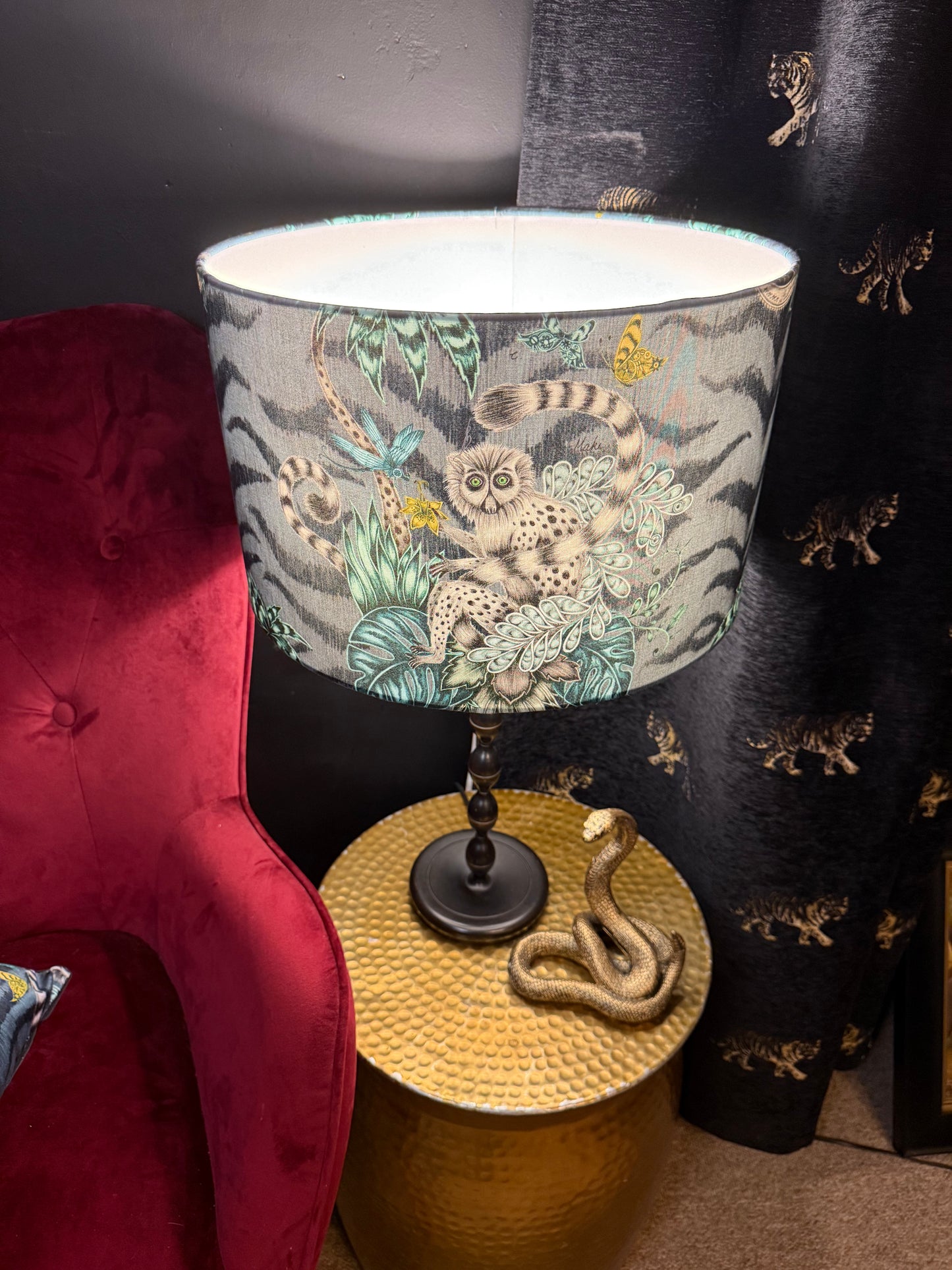 Lemur lampshade Emma J Shipley