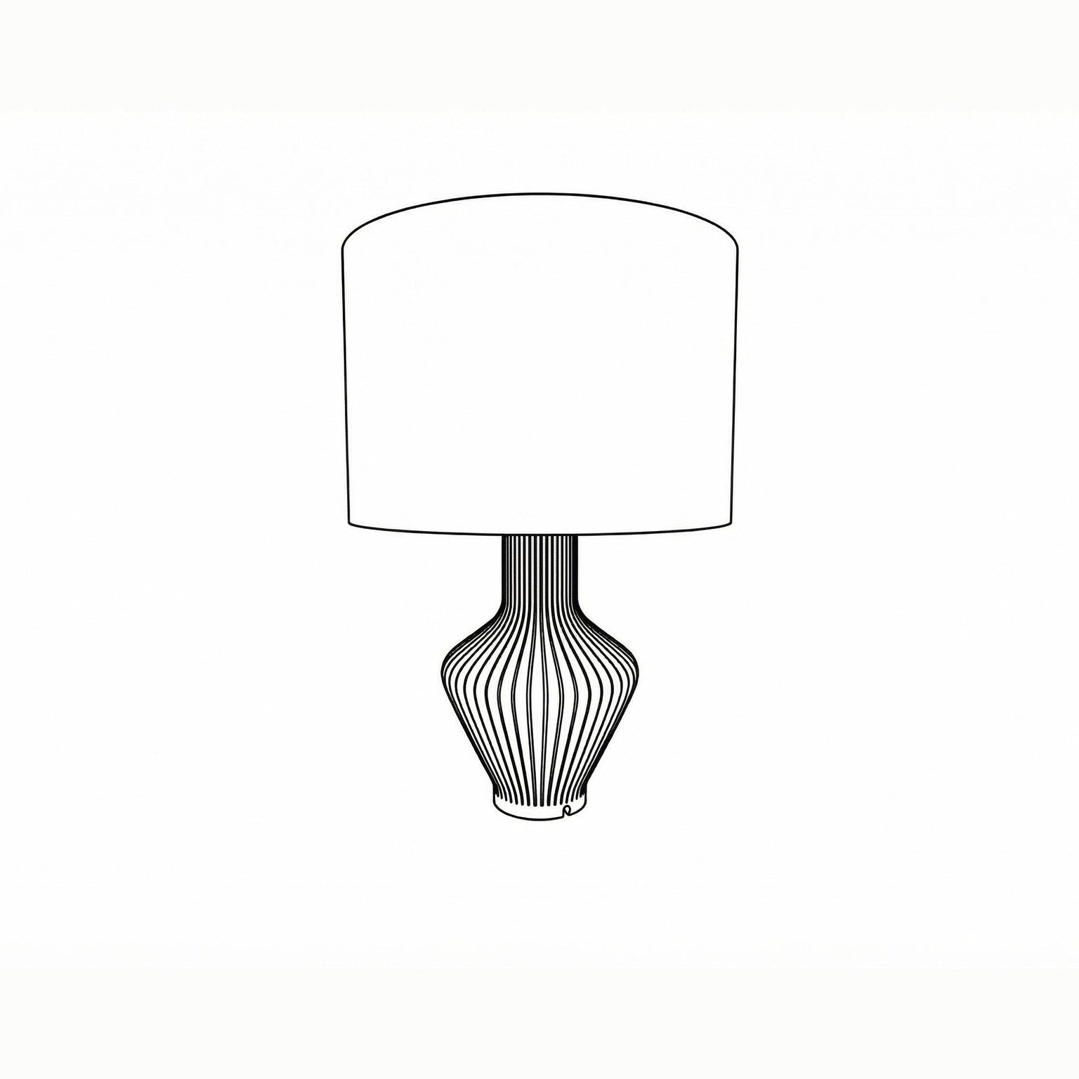 The Blade Lamp Base Ruby Red